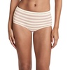 image:imageJockey Womens Underwear Organic Cotton Stretch Logo Modern Brief  3 PackFawn Sparkles