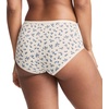 image:imageJockey Womens Underwear Organic Cotton Stretch Logo Modern Brief  3 PackWinter Floral