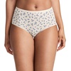 image:imageJockey Womens Underwear Organic Cotton Stretch Logo Modern Brief  3 PackWinter Floral