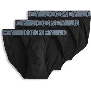 image:imageJockey Mens Underwear Microfiber Stretch String Bikini  3 PackBlack