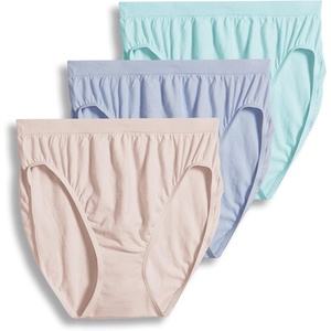 image:imageJockey Womens Underwear Comfies Cotton French Cut  3 PackTeal BluePeriwinklePeach Rose