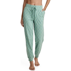 image:imageJockey Womens Sleepwear Organic Cotton Stretch JoggerQuilted Trellis