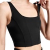image:imageJockey Womens Bra Longline Low Impact Sports BraBlack