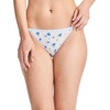 image:imageJockey Womens Underwear Organic Cotton Stretch Logo String Bikini  3 PackBerry Bliss