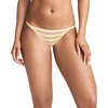 image:imageJockey Womens Underwear Organic Cotton Stretch Logo String Bikini  3 PackFawn Sparkles