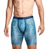 image:imageJockey Mens Underwear Chafe Proof Pouch Microfiber 85 Long Leg Boxer Brief  3 PackAnimal Teal
