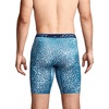 image:imageJockey Mens Underwear Chafe Proof Pouch Microfiber 85 Long Leg Boxer Brief  3 PackAnimal Teal
