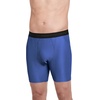 image:imageJockey Mens Underwear Ultimate Freedom 8 Long Leg Boxer Brief  2 PackNordic BlueGrape Wine