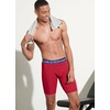 image:imageJockey Sport Mens Underwear Silver Microfiber 9 Long Leg Boxer BriefBest Red