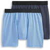 image:imageJockey Mens Underwear Ultimate Freedom 8 Long Leg Boxer Brief  2 PackSoft Sky BlueShadow Blue