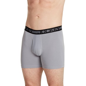 image:imageJockey Sport Mens Underwear Cotton Performance 8 Midway BriefMid Grey