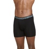 image:imageJockey Mens Underwear Active Microfiber 5 Boxer Brief  6 PackBlack