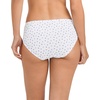 image:imageJockey Womens Underwear 100 Cotton Elance Bikini  3 PackFuture DuskGrape Brush DotFloral Wallpaper