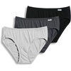 image:imageJockey Womens Underwear 100 Cotton Elance Bikini  3 PackGrey HeatherCharcoal HeatherBlack