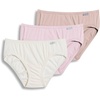 image:imageJockey Womens Underwear 100 Cotton Elance Bikini  3 PackIvoryLightPink Shadow