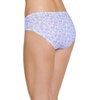 image:imageJockey Womens Underwear 100 Cotton Elance Bikini  3 PackMidnight IrisBouquet BloomFrothy Blue
