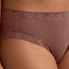 image:imageJockey Womens Underwear Soft Stretch Lace Supersoft Hi CutTuscan Brown