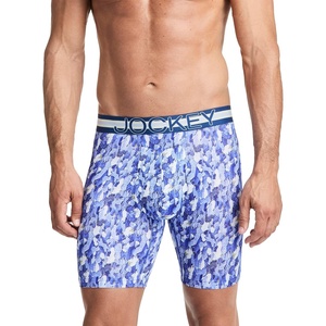 image:imageJockey Sport Mens Underwear Stability Pouch Microfiber 9 Long Leg Boxer BriefScaled Camo