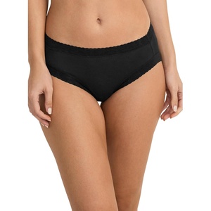 image:imageJockey Womens Underwear Soft Stretch Lace Supersoft Hi CutBlack
