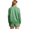 image:imageJockey Womens Loungewear Unwind Lounge Crew SweatshirtBadge Green