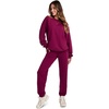image:imageJockey Womens Loungewear Unwind Lounge Crew SweatshirtBerry Frost