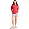 image:imageJockey Womens Loungewear Unwind Lounge Crew SweatshirtDragonfruit Red