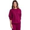 image:imageJockey Womens Loungewear Unwind Lounge Crew SweatshirtBerry Frost