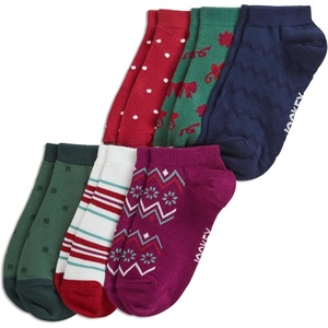 image:imageJockey Womens Socks Womens Pattern Low Cut Socks  6 PackDotty Holiday