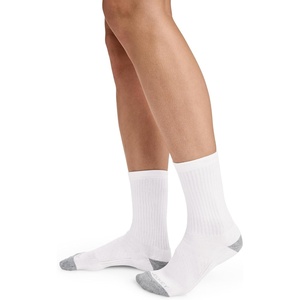 image:imageJockey Womens Socks Womens Performance Cotton Blend Crew Socks  3 PackJockey Heather