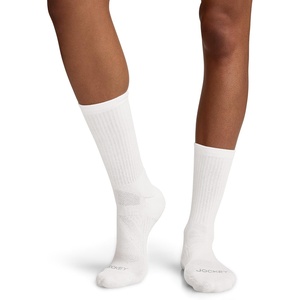 image:imageJockey Womens Socks Womens Performance Cotton Blend Crew Socks  3 PackWhite