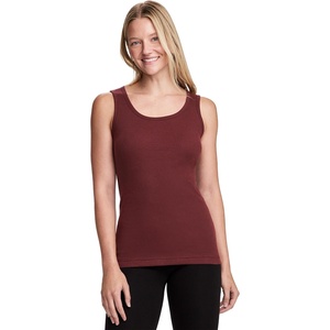 image:imageJockey Womens Activewear 100 Cotton Rib TankCurrant